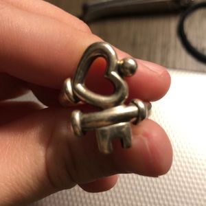 James Avery Key to my heart ring